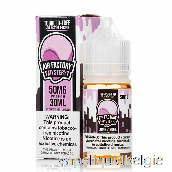 Vape België Mystery Salts - Luchtfabriek Synthetisch - 30ml 36mg